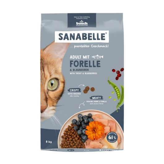 Sanabelle Adult mit Forelle
