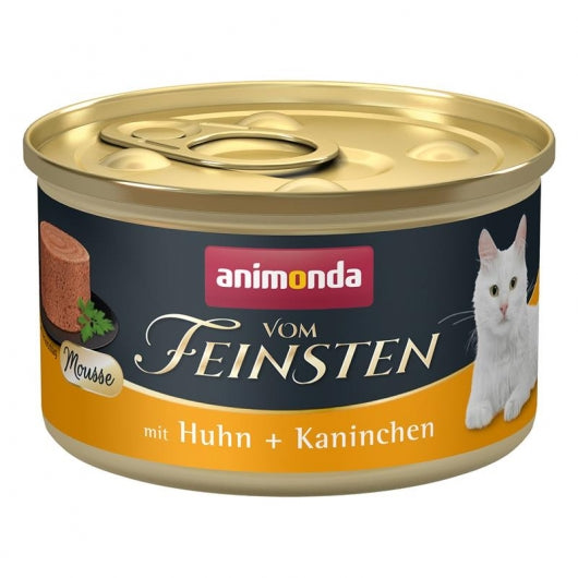 Animonda vom Feinsten Mousse Adult Huhn & Kaninchen 85g – 12er-Pack