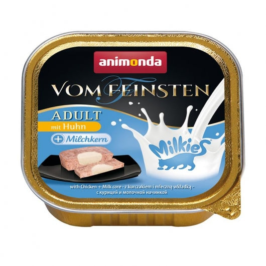 Animonda vom Feinsten Milkies Huhn plus Milchkern 100g – 32er-Pack