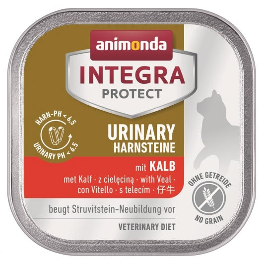 Animonda Integra Protect Urinary Struvitstein mit Kalb 100g – 16er-Pack