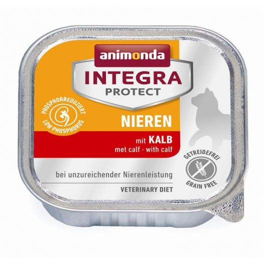 Animonda Cat Schale Integra Protect Niere mit Kalb 100g – 16er-Pack