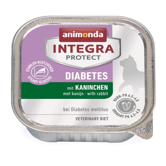 Animonda Cat Integra Protect Diabetes mit Kaninchen 100g – 16er-Pack