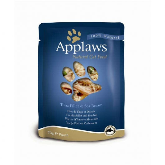 Applaws Frischebeutel Thunfisch & Brachse 70g – 12er-Pack