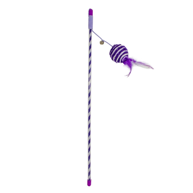 Duvoplus Cat Toy Spielangel Catchy Glitzerball