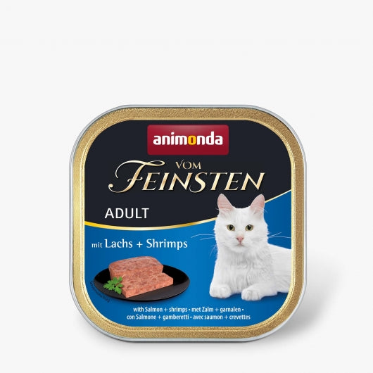 Animonda vom Feinsten Adult Lachs & Shrimps 100g – 32er-Pack