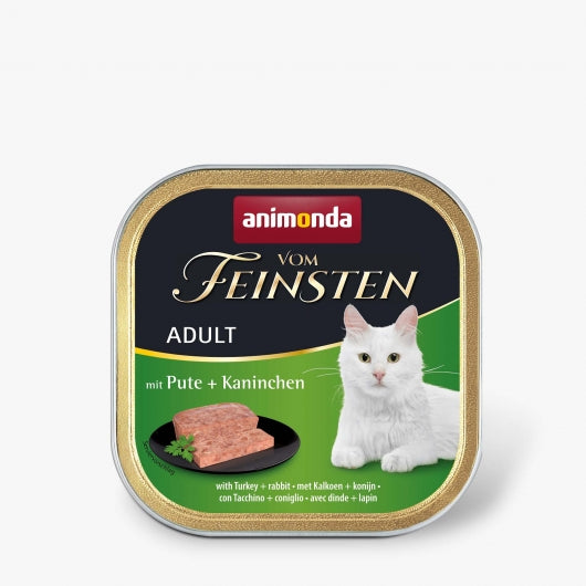Animonda vom Feinsten Adult mit Pute & Kaninchen 100g – 32er-Pack