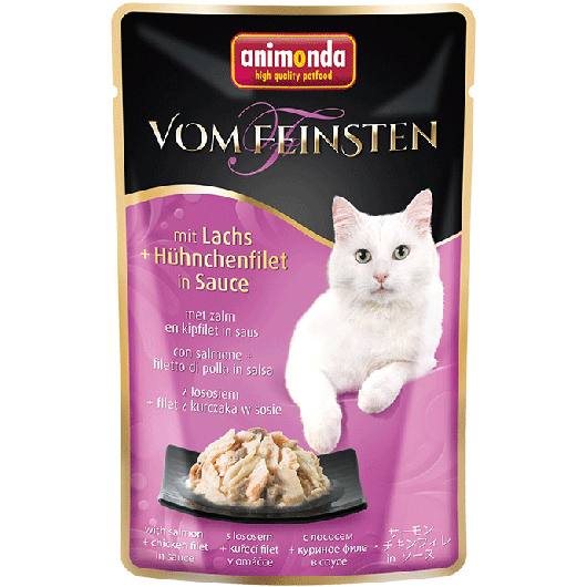 Animonda vom Feinsten mit Lachs&Hühnerfilet 50g – 18er-Pack