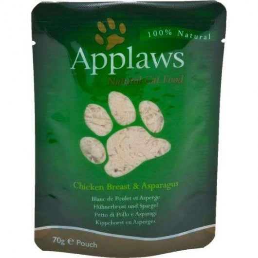 Applaws Frischebeutel Hühnchen & Spargel 70g – 12er-Pack