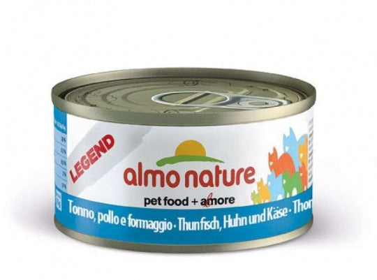 Almo Nature HFC Natural Thunfisch, Huhn & Käse 70g – 24er-Pack