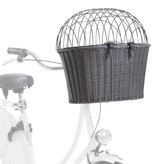 Trixie Front-Fahrradkorb aus Polyrattan