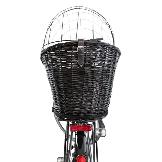 Trixie Fahrradkorb aus Weide für Gepäckträger