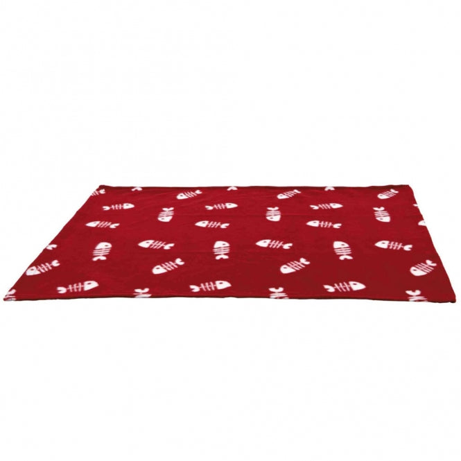 Trixie Fleecedecke Beany - bordeaux, 100 x 70 cm