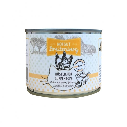 Hofgut Breitenberg Cat köstlicher Suppentopf 180g – 12er-Pack