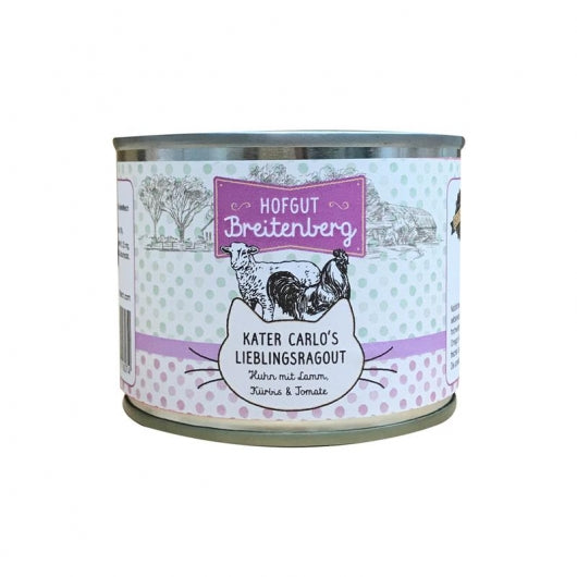 Hofgut Breitenberg Cat Kater Carlos Lieblingsragout 180g – 12er-Pack