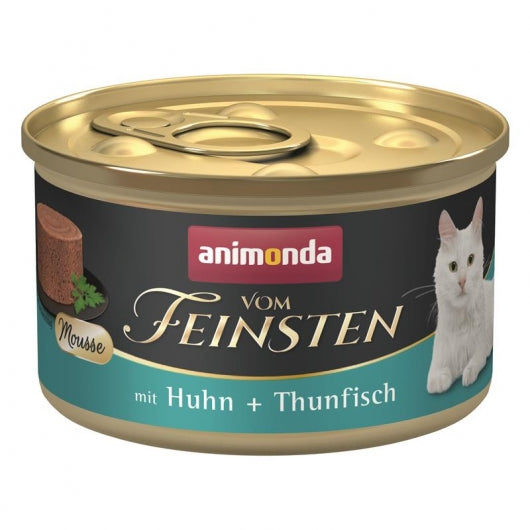 Animonda vom Feinsten Mousse Adult Huhn & Thunfisch 85g – 12er-Pack