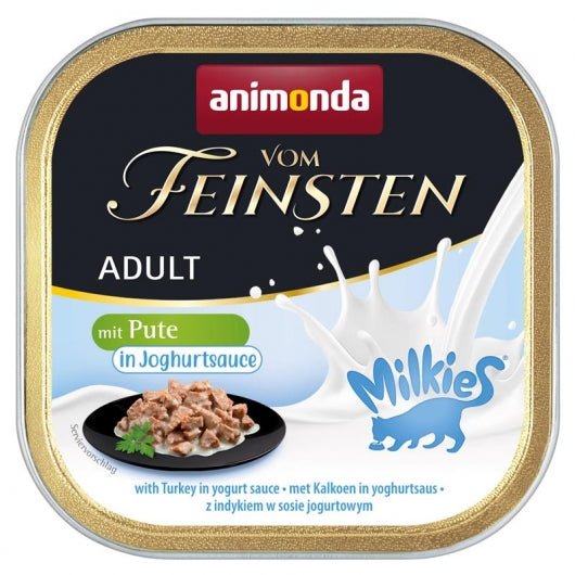 Animonda vom Feinsten Milkies Pute in Joghurtsauce 100g – 32er-Pack