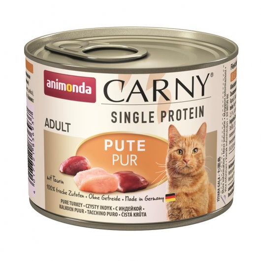 Animonda Cat Dose Carny Adult Single Protein Pute 200g – 6er-Pack