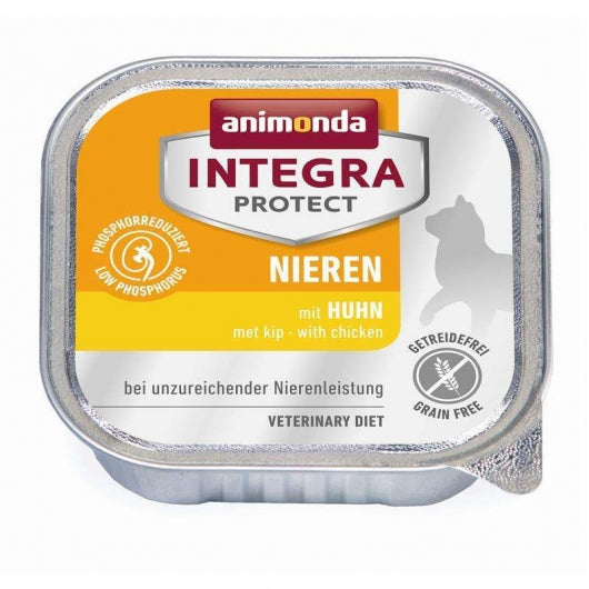 Animonda Cat Schale Integra Protect Niere mit Huhn 100g – 16er-Pack