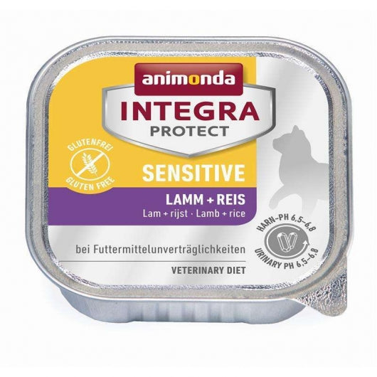 Animonda Cat Schale Integra Protect Sensitiv mit Lamm & Reis 100g – 16er-Pack
