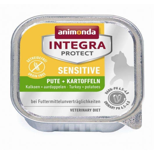 Animonda Cat Schale Integra Protect Sensitiv mit Pute & Kartoffel 100g – 16er-Pack