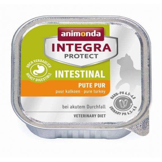 Animonda Cat Schale Integra Protect Intestinal Pute Pur 100g – 16er-Pack