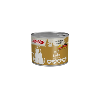 Amora Cat Dose Fleisch Pur mit Ente – 6er-Pack