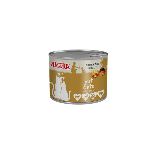 Amora Cat Dose Fleisch Pur mit Ente – 6er-Pack