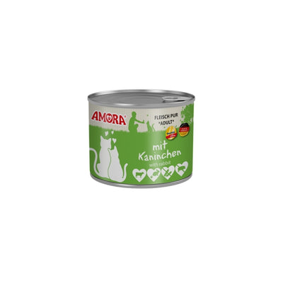 Amora Cat Dose Fleisch Pur mit Kaninchen – 6er-Pack