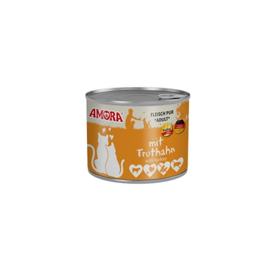 Amora Cat Dose Fleisch Pur mit Truthahn – 6er-Pack