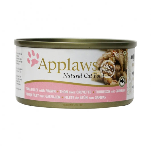 Applaws Cat Dose Thunfischfilet & Garnelen 156g – 24er-Pack
