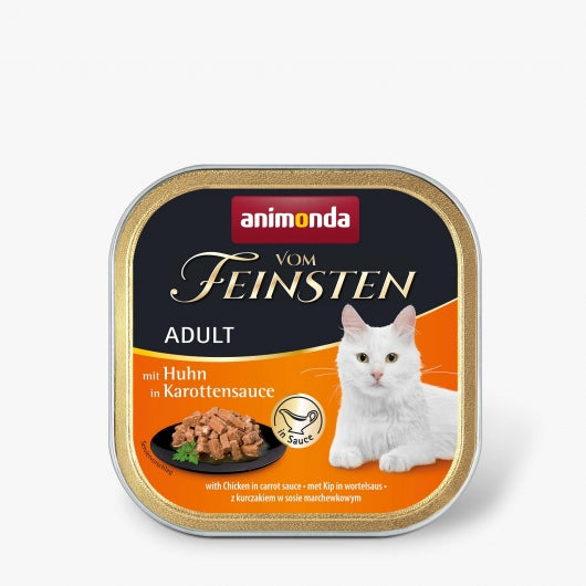Animonda Vom Feinsten mit Huhn in Karottensauce 100g – 32er-Pack