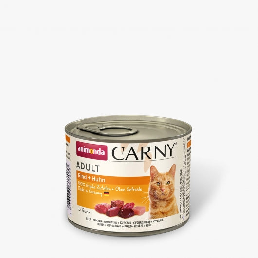 Animonda Cat Dose Carny Adult Rind & Huhn – 6er-Pack