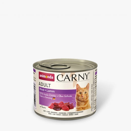 Animonda Cat Dose Carny Adult Rind & Lamm – 6er-Pack