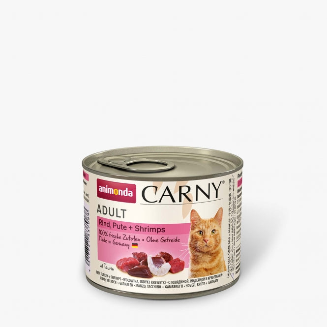 Animonda Cat Dose Carny Adult Rind & Pute & Shrimps – 6er-Pack