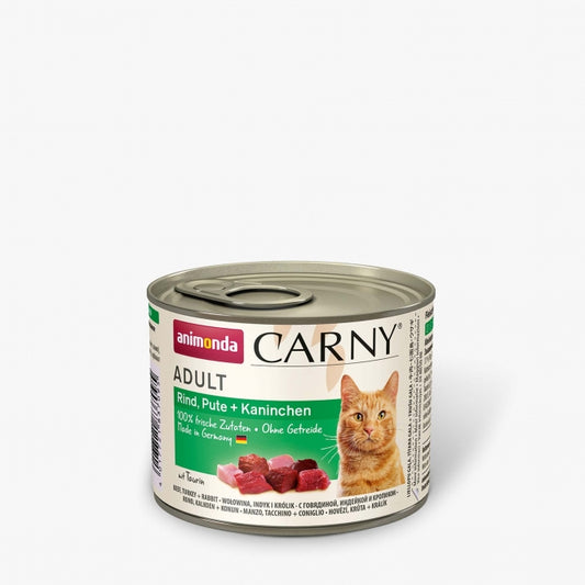 Animonda Cat Dose Carny Adult Rind & Pute & Kaninchen – 6er-Pack