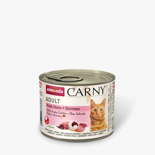 Animonda Cat Dose Carny Adult Pute & Huhn & Shrimps – 6er-Pack