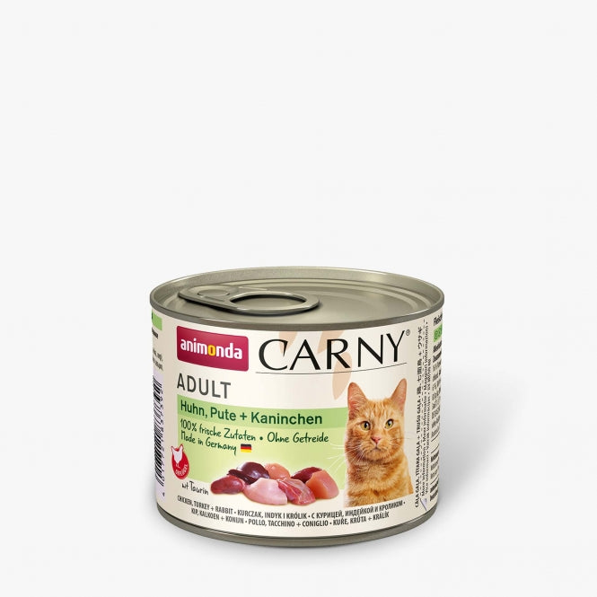 Animonda Cat Dose Carny Adult Huhn & Pute & Kaninchen – 6er-Pack