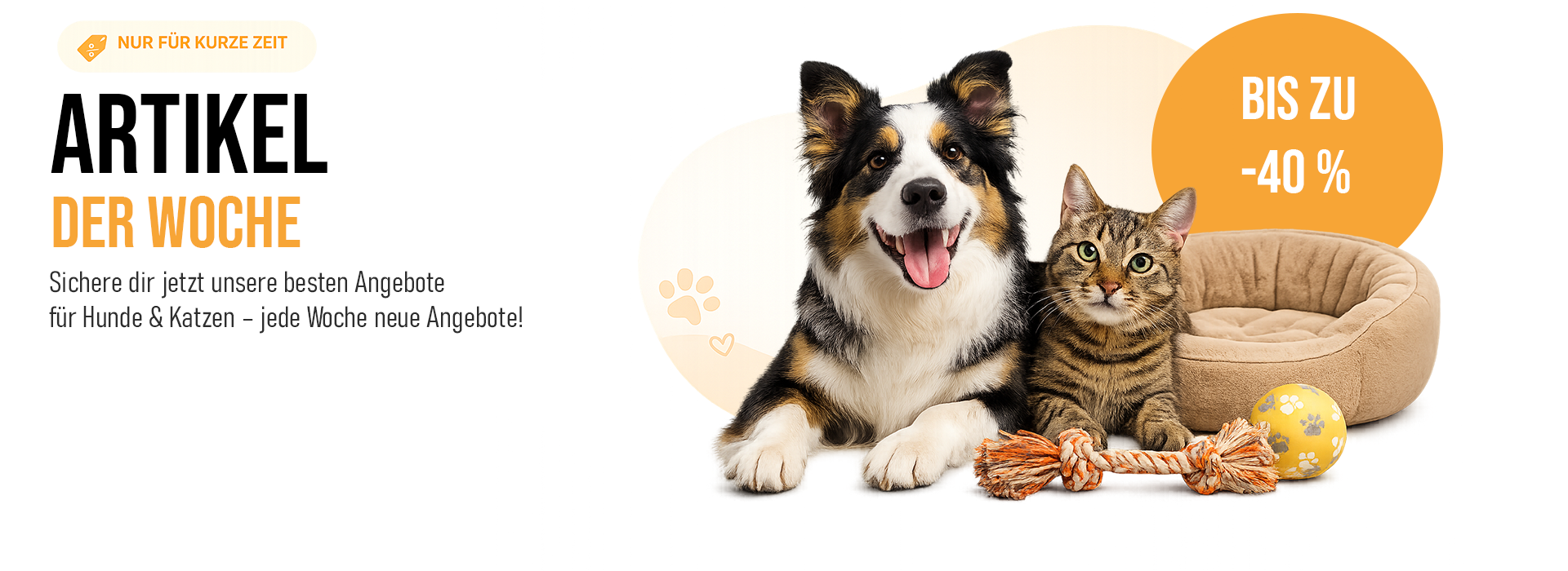 Artikel der Woche - Angebote für Hunde und Katzen