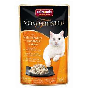 Animonda vom Feinsten mit Hühnchenfilet & Entenbrust in Sauce 50g – 18er-Pack
