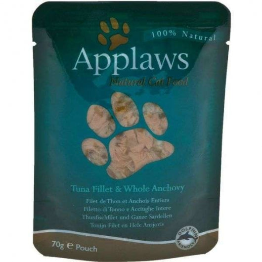 Applaws Frischebeutel Thunfisch & Anchovis 70g – 12er-Pack
