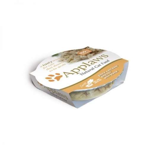 Applaws Cat Pots mit fruchtiger Hühnerbrust & Ente 60 g – 10er-Pack