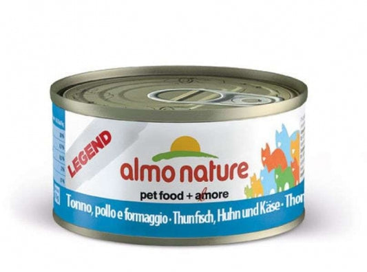 Almo Nature HFC Natural Thunfisch, Huhn & Käse 70g – 24er-Pack